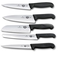 Набор кухонных ножей Victorinox Fibrox 6 пр с подставкой 5.1143.5