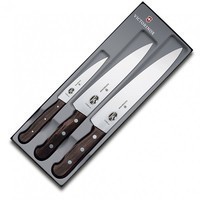 Набор кухонный Victorinox Wood Carving Set 3 ножа с дерев. ручкой (12,19,22см) (GB) 5.1050.3G