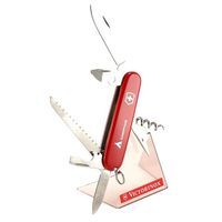 Комплект Нож Victorinox Camper Red 1.3613.71 + Чехол с фонариком Police