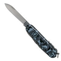 Комплект Нож Victorinox Huntsman Navy Camouflage 1.3713.942 + Чехол с фонариком Police