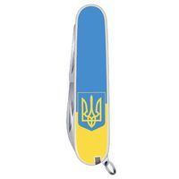 Комплект Нож Victorinox Spartan Ukraine 1.3603.7R3 + Чехол с фонариком Police