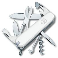 Комплект Victorinox Нож Climber 1.3703.7 + Чехол для ножа универсальный на липучке + Фонарь